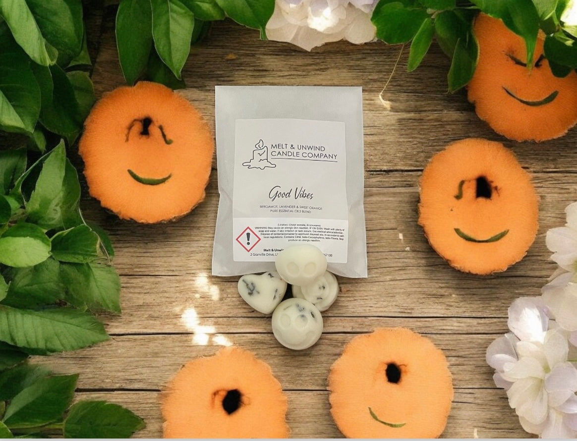Good Vibes Essential Oil Blend Wax Melt 50g Glassine Bag